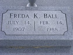 Freda Katherine <I>Kutcher</I> Ball 