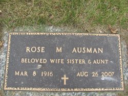 Rose M. <I>Johnston</I> Ausman 