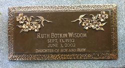 Ruth Louise <I>Botkin</I> Wisdom 