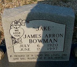 James Aaron “Jake” Bowman 