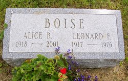 Alice Aurore <I>Bolduc</I> Boise 