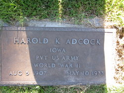 Harold K Adcock 