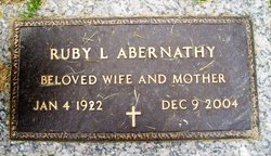 Ruby Jane <I>Little</I> Abernathy 
