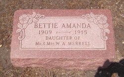 Bettie Amanda Merrell 