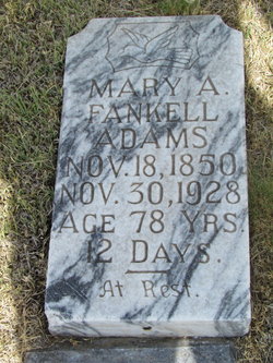 Mary Ann <I>Fankell</I> Adams 