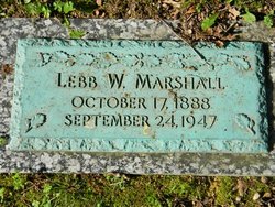 Leburn Woodson “Lebb” Marshall 