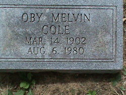 Oby Melvin Cole 