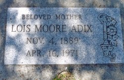 Lois <I>Moore</I> Adix 