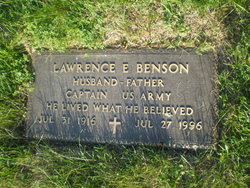 Lawrence Edward Benson 