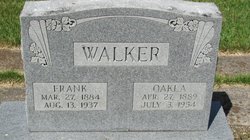 Oklahoma “Oakla” <I>Allen</I> Walker Mollett 