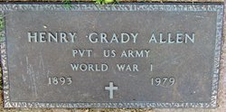 Pvt Henry Grady Allen 