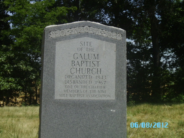 Galum Baptist Church Cemetery