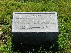 Elizabeth Rebecca <I>Hoagland</I> Brown 