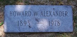 Howard Wesley Alexander 