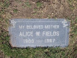 Alice <I>Ward</I> Fields 