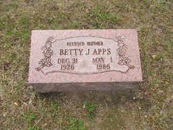 Betty J. <I>Baugher</I> Apps 