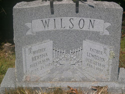 Bertha <I>Willis</I> Wilson 