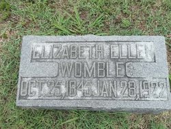 Elizabeth Ellen <I>Overton</I> Womble 