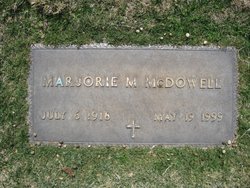 Marjorie May <I>Milroy</I> McDowell 