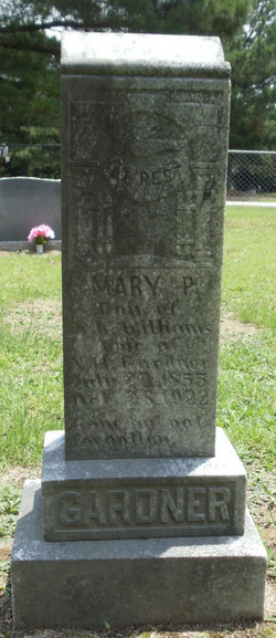 Mary P. <I>Williams</I> Gardner 
