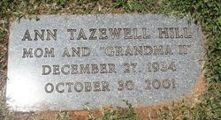 Ann Tazewell Hill 
