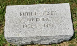Ruth I <I>Kendig</I> Geesey 