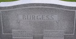 Mary Elizabeth <I>Lawless</I> Burgess 