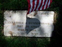 Pvt Clarence Allen Cunningham 