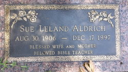Sue <I>Leland</I> Aldrich 