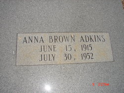 Anna Brown Adkins 