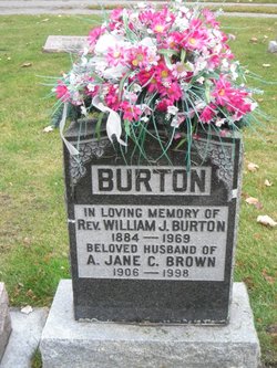Ann JANE Catherine “Jennie” <I>Brown</I> Burton 