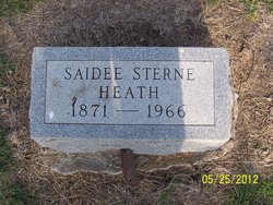 Saidee <I>Sterne</I> Heath 