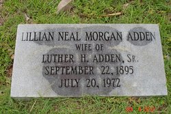 Lillian Neal <I>Morgan</I> Adden 