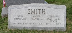 Martha <I>Smith</I> Evans 