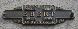 Roberta J “Bert” <I>Liggett</I> Ebert 
