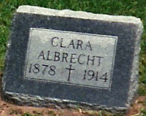 Clara <I>Wunderlich</I> Albrecht 