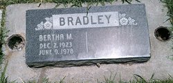 Bertha M Bradley 