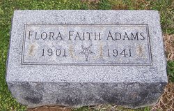 Flora Faith <I>Graham</I> Adams 