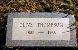 Olive Annie <I>Chaffin</I> Thompson 