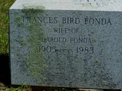 Frances E. <I>Bird</I> Fonda 