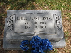 Ethel <I>Perry</I> Irvine 