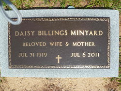 Daisy <I>Billings</I> Minyard 