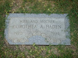 Dorothea A Haden 