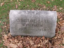 Christina <I>Null</I> Coleman 
