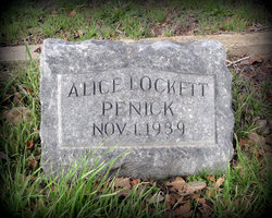 Alice <I>Lockett</I> Penick 