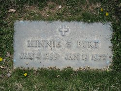 Minnie Elizabeth “Babe” <I>Mackie</I> Burt 