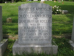 Harriet Selman <I>Rogers</I> Apperson 