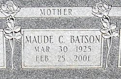 Maude Catherine <I>Batson</I> Allen 
