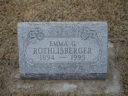 Emma G <I>Rodick</I> Rothlisberger 