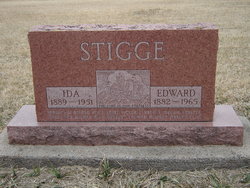 Ida Wilhelmina <I>Hagedorn</I> Stigge 